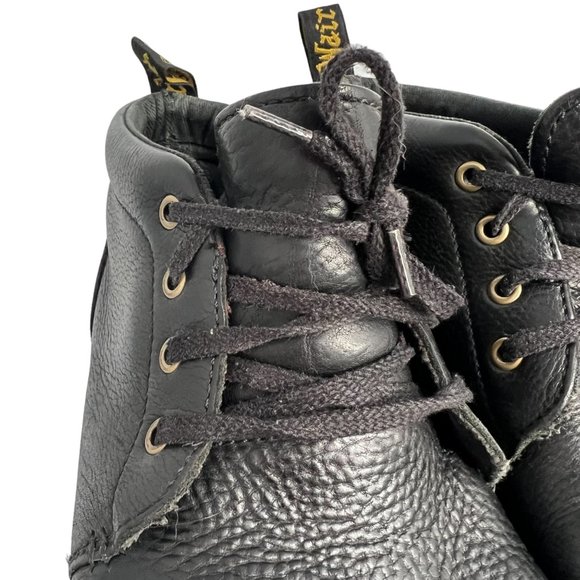 Dr Martens Doc Martens LEA GRIZZLY Mens 12 Chukka Boots Black Pebbled Leather main image 6